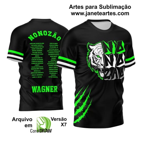 Arte Vetor Camisa Nono Ano 2024 Tigre