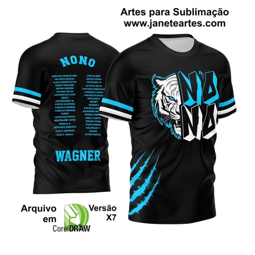 Arte Vetor Camisa Nono Ano 2024 Tigre
