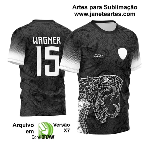 Arte Vetor Camisa InterClasse 2024 Serpente