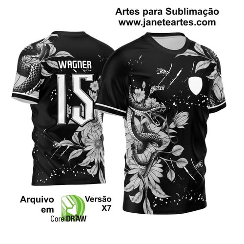 Arte Estampa Camisa InterClasse 2024 Cobra