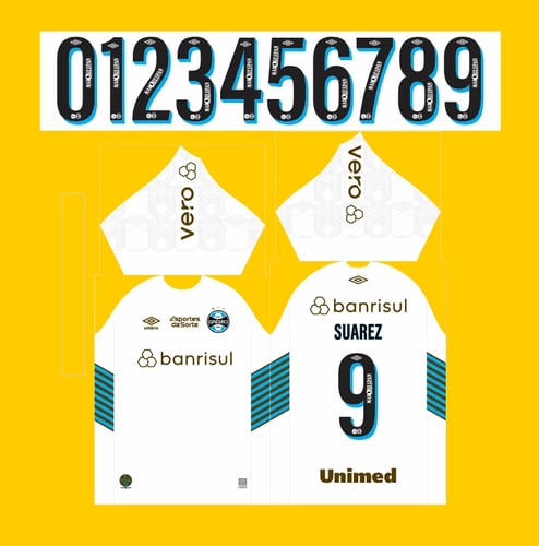 Arte Camisa Reserva Grêmio 2023 - 2024