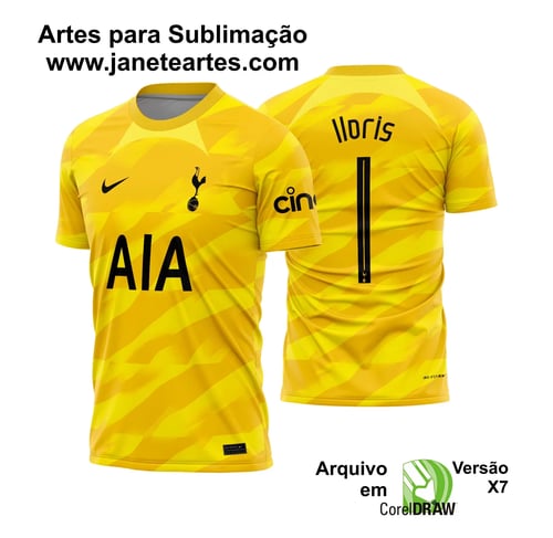 Arte Vetor Camisa de Time Tottenham Goleiro 2024 Arte Vetor Camisa de Time Tottenham Goleiro 2024