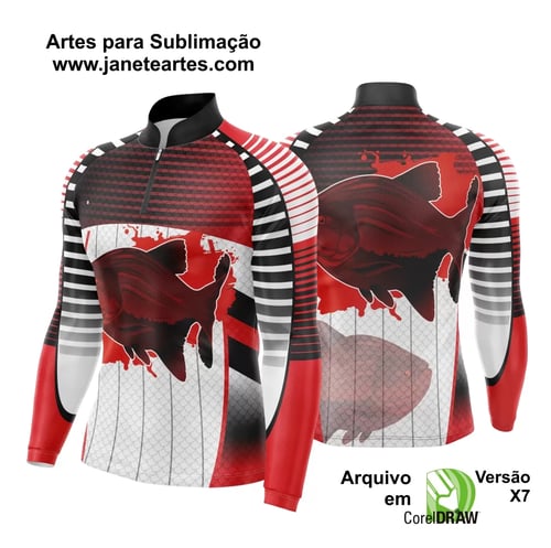 Arte Camisa Pesca Fishing Esportiva