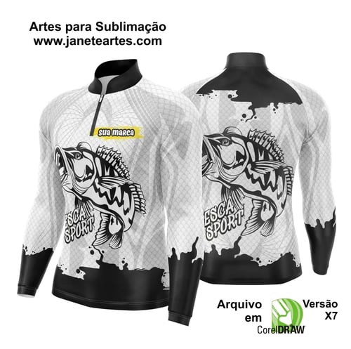 Arte Camisa Pesca Fishing Esportiva