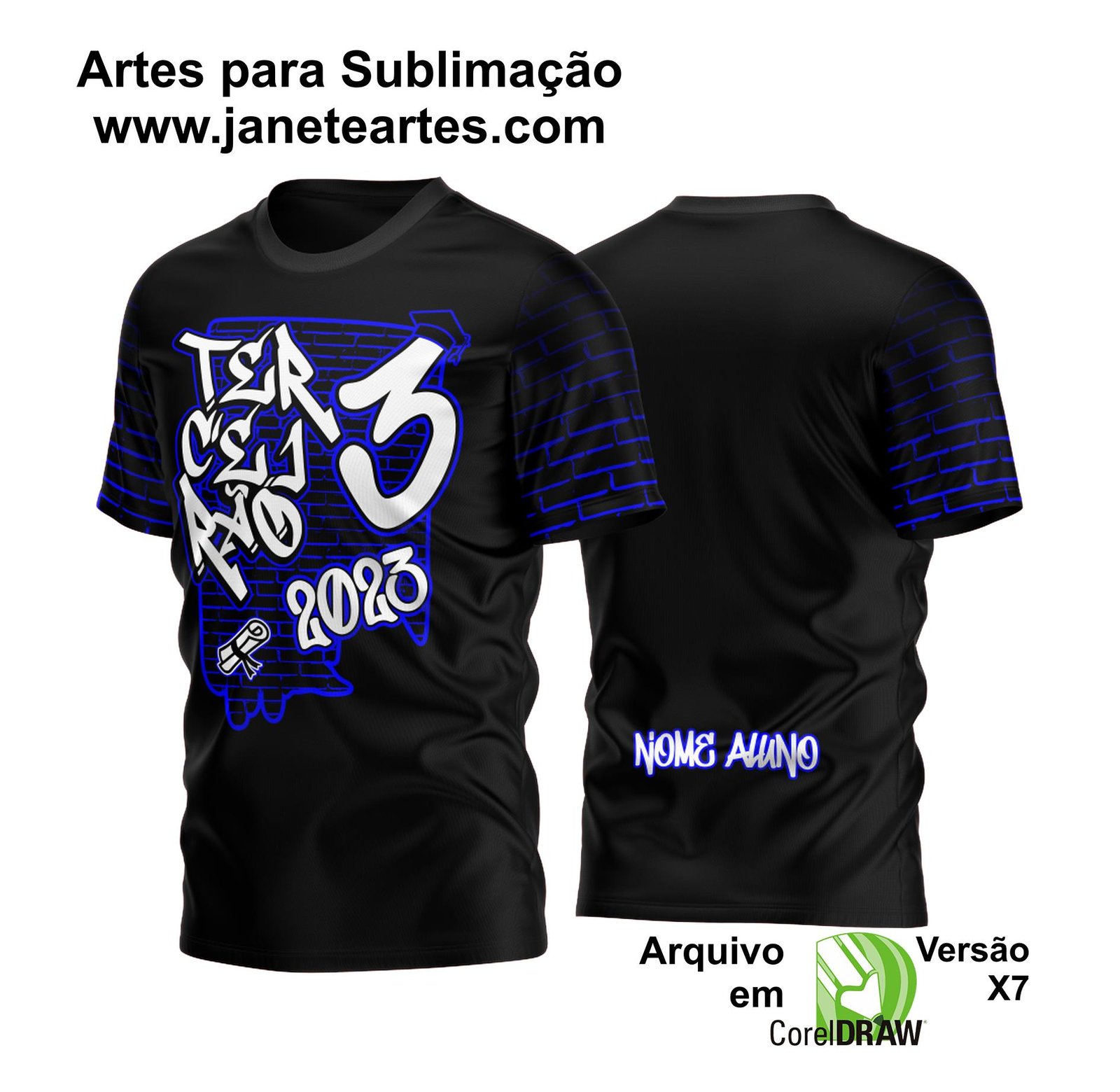  Arte vetorial com grafite em um muro. O desenho apresenta um estilo urbano e moderno, com traços marcantes e cores vibrantes.