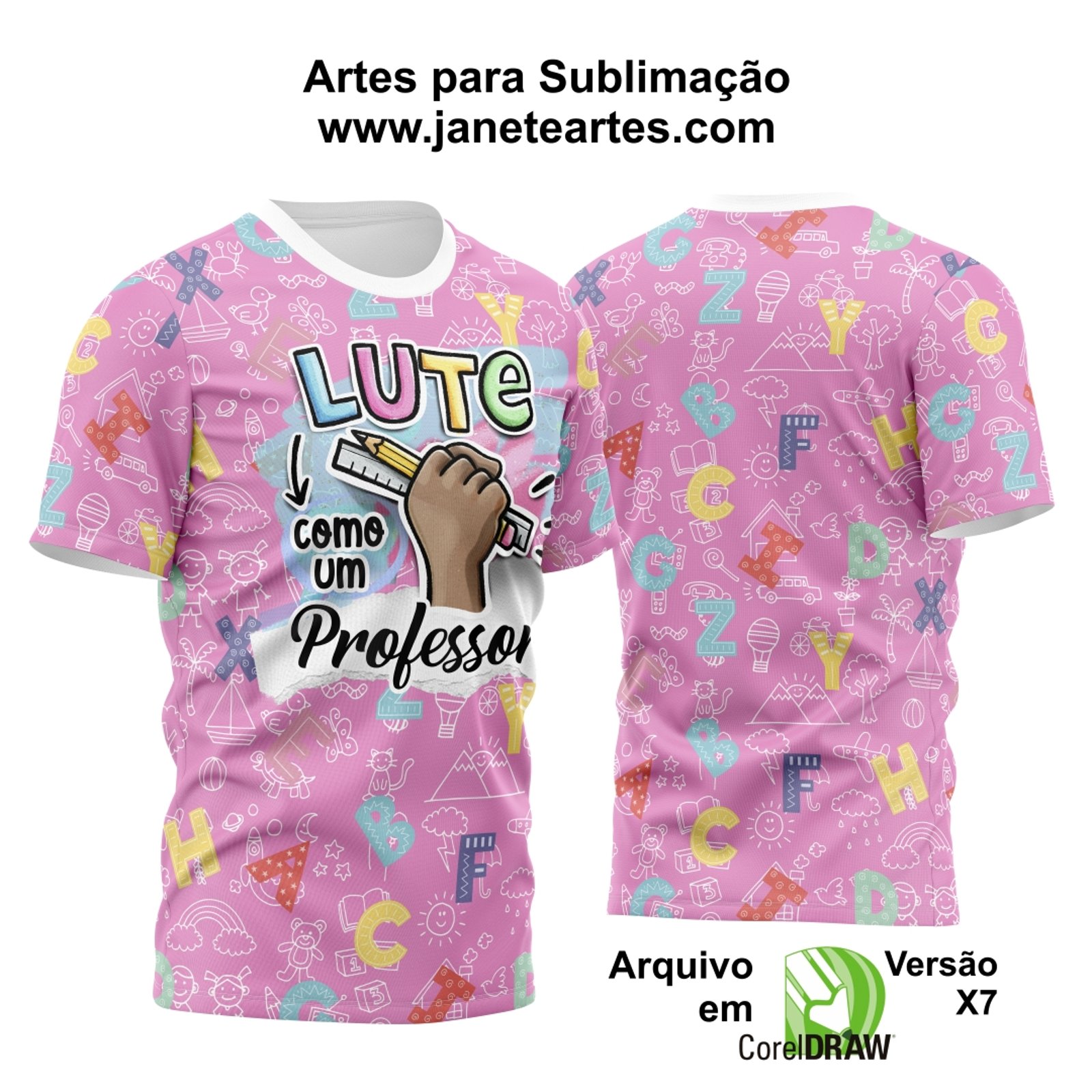 Camisas, Personalizada, Uniformes, Professora, Pedagoga, Pedagogia, Crianças, Infantil