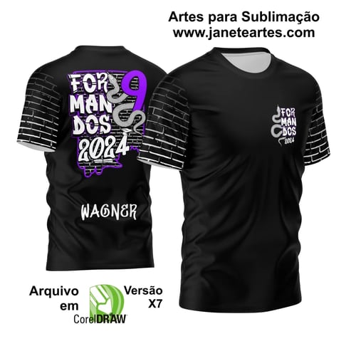 Arte Vetor Camisa Formandos 2024 Arte Vetor Camisa Formandos 2024