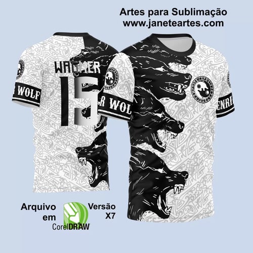 Arte Vetor Camisa InterClasse 2024 Lobos