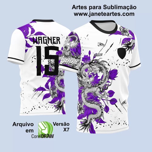 Arte Estampa Camisa InterClasse 2024 Dragão