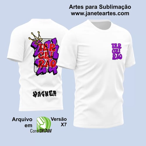 Camisa Terceirão 2024 - Arte Vetor - Graffit Muro
