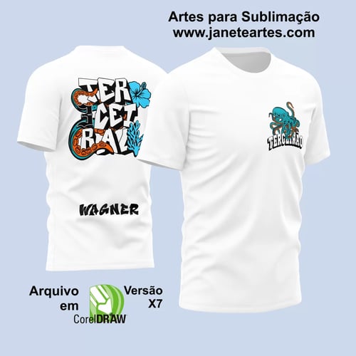 Arte Vetor Camisa Terceirão 2024 Polvo