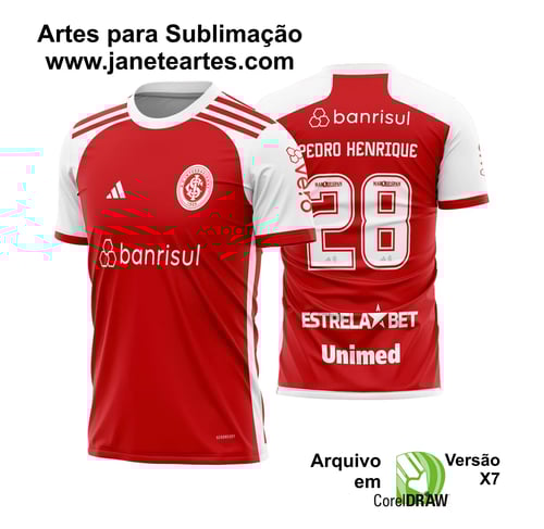 Arte Vetor Camisa Internacional Titular 2024 - 2025