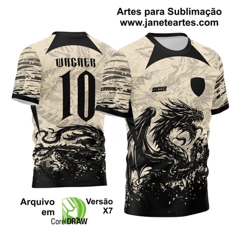 Arte Vetor Camisa InterClasse 2024 Dragão