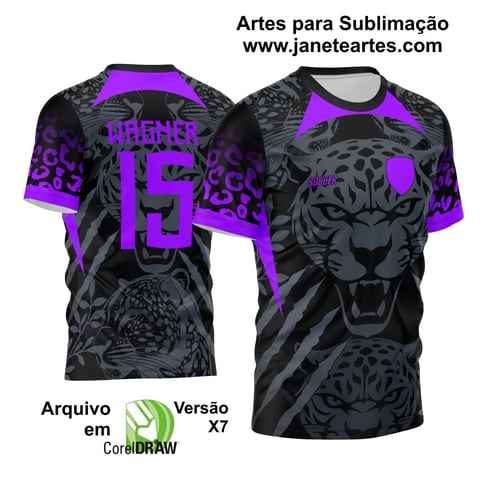 Arte Vetor Camisa InterClasse 2024 Onça