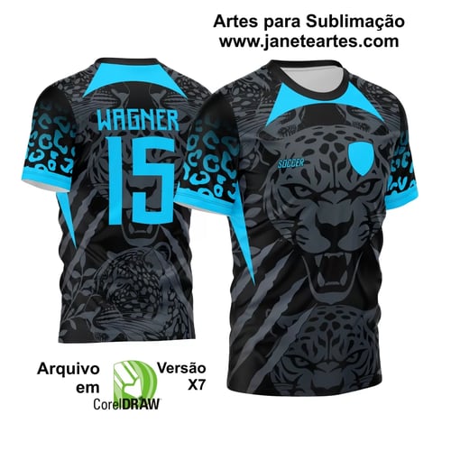 Arte Vetor Camisa InterClasse 2024 Onça
