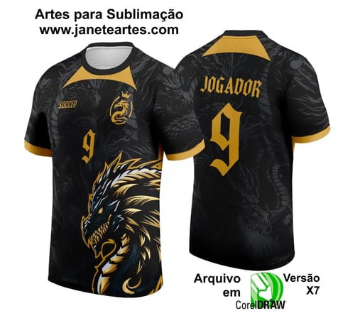 Arte Vetor Camisa Interclasse - Jogos Internos - 2024 - Dragão