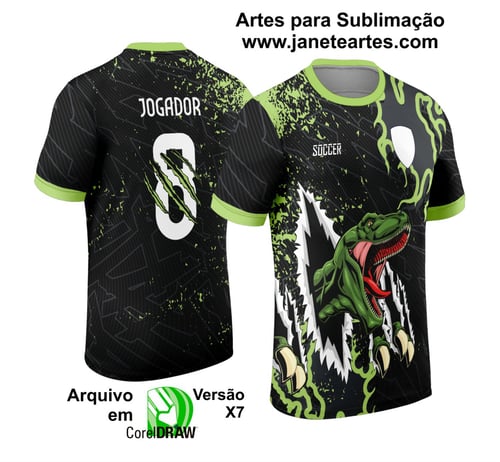 Arte Vetor Camisa Interclasse - Jogos Internos - 2024 - Dino