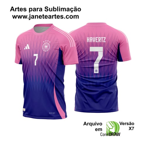 Arte Vetor Camisa Alemanha Reserva 2024 - 2025