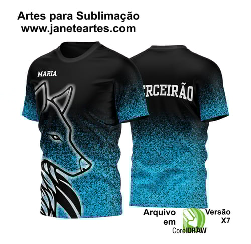 Arte Vetor Camisa Terceirão Lobo - Coiote