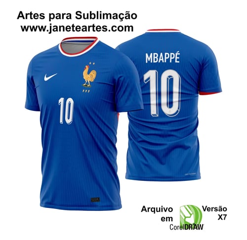 Arte Vetor Camisa França Titular 2024 - 2025