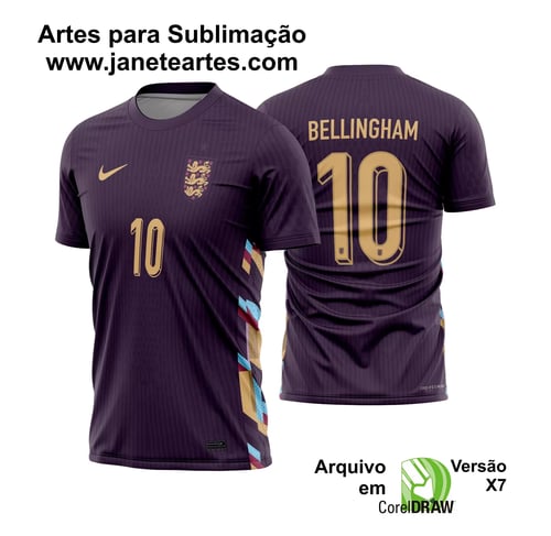 Arte Vetor Camisa Inglaterra Reserva 2024 - 2025