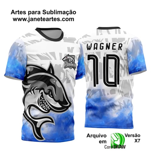Arte Vetor Camisa InterClasse Tubarão
