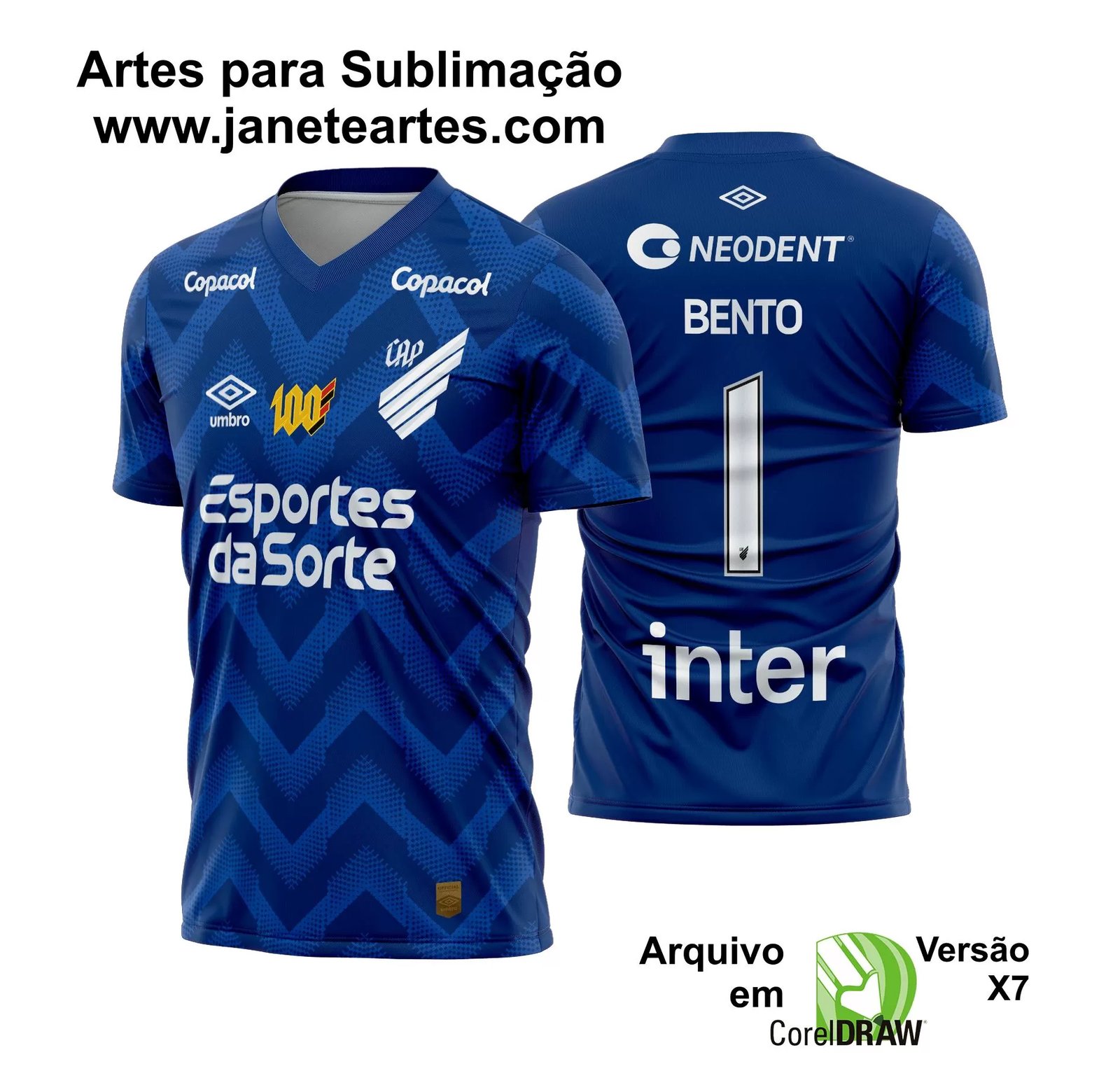 Arte Vetor Camisa Athletico PR Goleiro 2024 - 2025