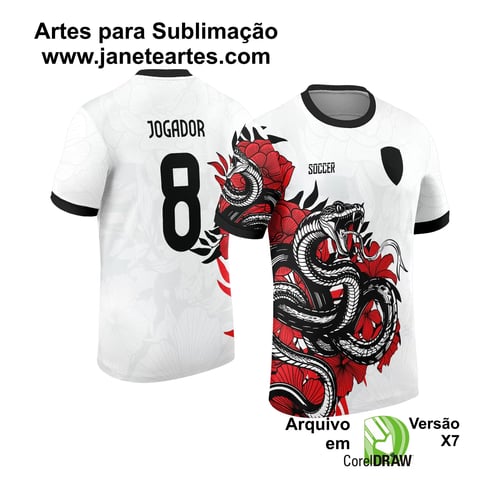 Arte Vetor Camisa Interclasse - Jogos Internos - 2024 - Cobra Serpente