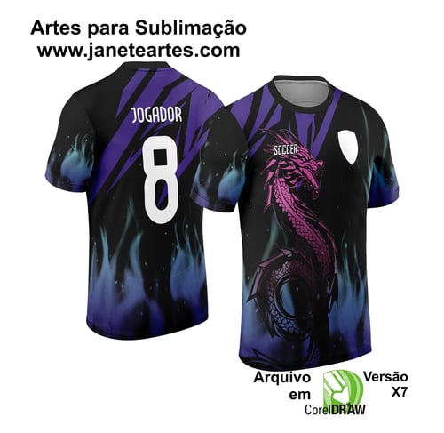 Arte Vetor Camisa Interclasse - Jogos Internos - 2024 - Dragão