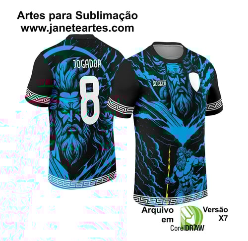 Arte Vetor Camisa Interclasse - Jogos Internos - 2024 - Zeus