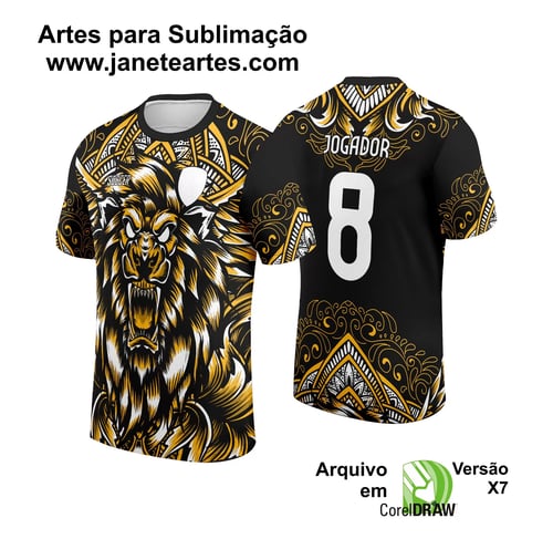 Arte Vetor Camisa Interclasse - Jogos Internos - 2024 - Leão