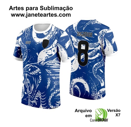 Arte Vetor Camisa Interclasse - Jogos Internos - 2024 - Cobra Serpente