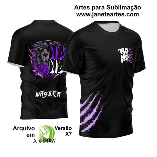 Arte Vetor Camisa Nono Ano Leão 2024  Arte Vetor Camisa Nono Ano Leão 2024