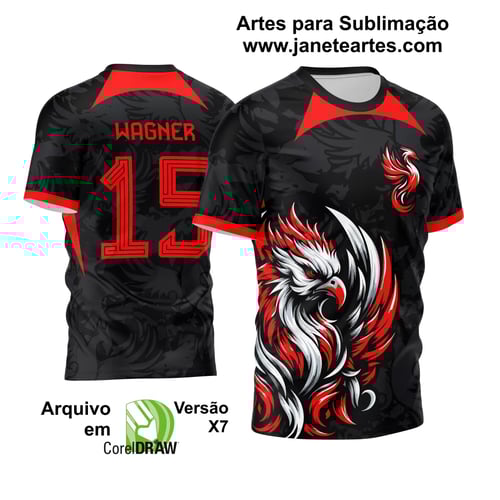 Arte Vetor Camisa Interclasse - Jogos Internos - 2024 - Fênix