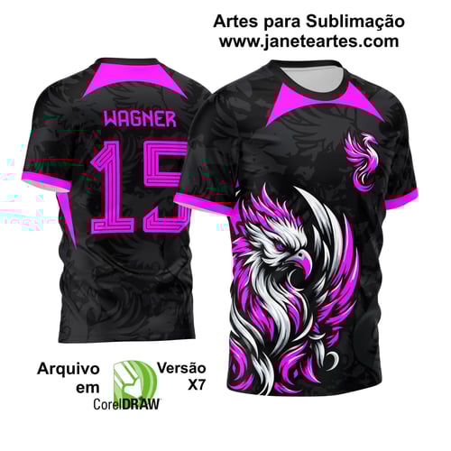 Arte Vetor Camisa Interclasse - Jogos Internos - 2024 - Fênix