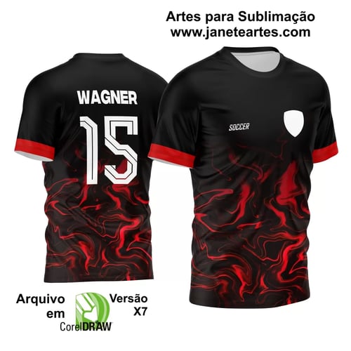 Arte Estampa Camisa Interclasse 2024 - Líquido