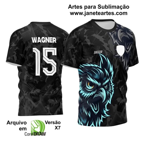 Arte Vetor Camisa Interclasse - Jogos Internos - 2024 - Coruja