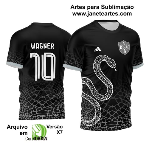 Arte Vetor Camisa Cobra de Time Futebol