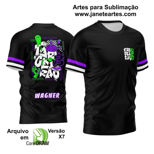 Arte Vetor Camisa Terceirão 2024 Mão e Tênis Verde