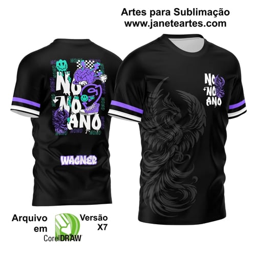 Arte Vetor Camisa Nono Ano Fênix 2024 Arte Vetor Camisa Nono Ano Fênix 2024