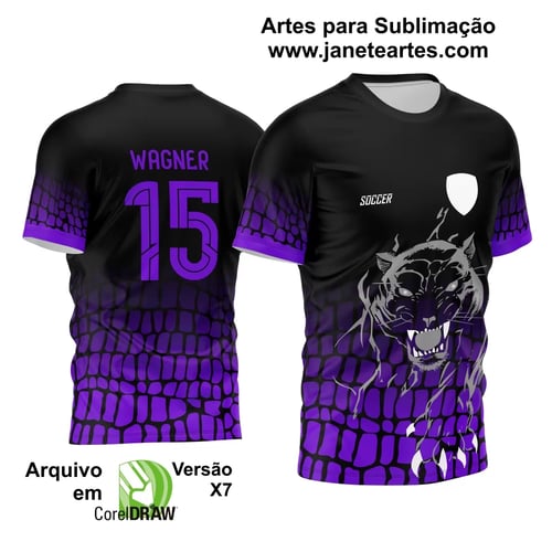 Arte Vetor Camisa Interclasse - Jogos Internos - 2024 - Pantera