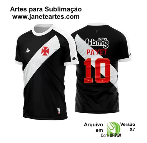 Arte Vetor Camisa Vasco da Gama Titular 2024 - 2025