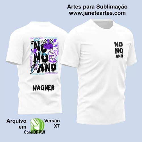Arte Vetor Camisa Nono Ano 2024 Foguete - Branca Arte Vetor Camisa Nono Ano 2024 Foguete - Branca