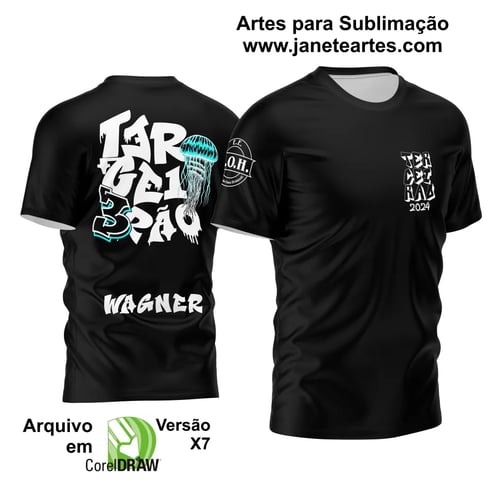 Arte Vetor Camisa Terceirão 2024 Água Viva