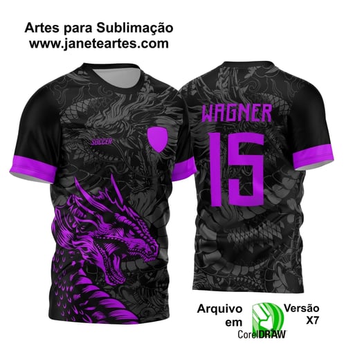 Arte Vetor Camisa Interclasse - Jogos Internos - 2024 - Dragão