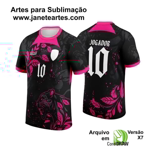 Arte Vetor Camisa Interclasse - Jogos Internos - 2024 - Pantera Rosa