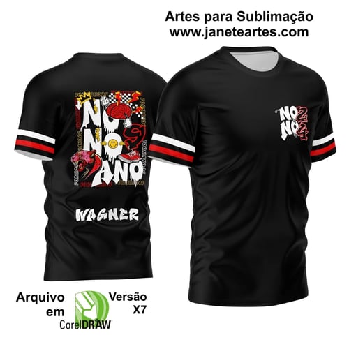 Arte Vetor Camisa Nono Ano Onça Vermelha  Arte Vetor Camisa Nono Ano Onça Vermelha