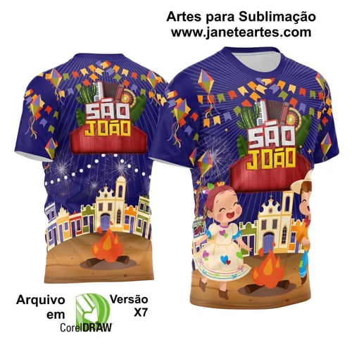 Arte Estampa Camisa Festa Junina Arraiá 2025 Arte Estampa Camisa Festa Junina Arraiá 2025