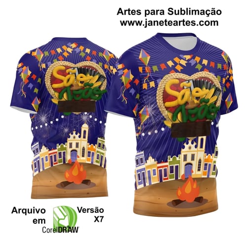 Arte Estampa Camisa Festa Junina Arraiá 2025 Arte Estampa Camisa Festa Junina Arraiá 2025