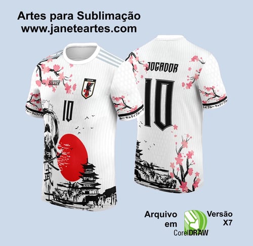 Arte Estampa Camisa Interclasse Japão 2024